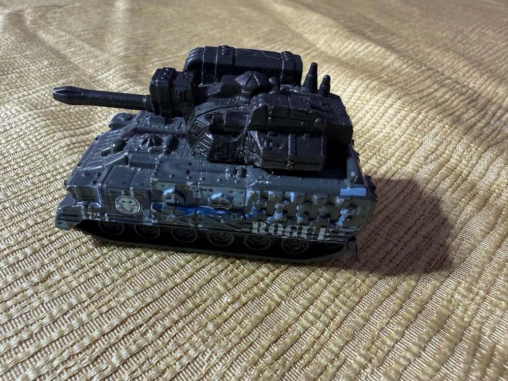 2013 Mattel-MB907-Matchbox Blockade Buster Tank Rare -Army Original Old Military